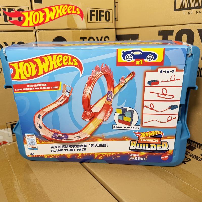 Hot Wheels Car Track Sets - ชุดรางรถฮอตวีลส์พร้อมส่ง - ชุดสนามแข่งรถโลหะผสมพร้อมตัวปล่อยรถ ชุดท้าทายการแสดงผาดโผน ของเล่นเด็กผู้ชาย รุ่น