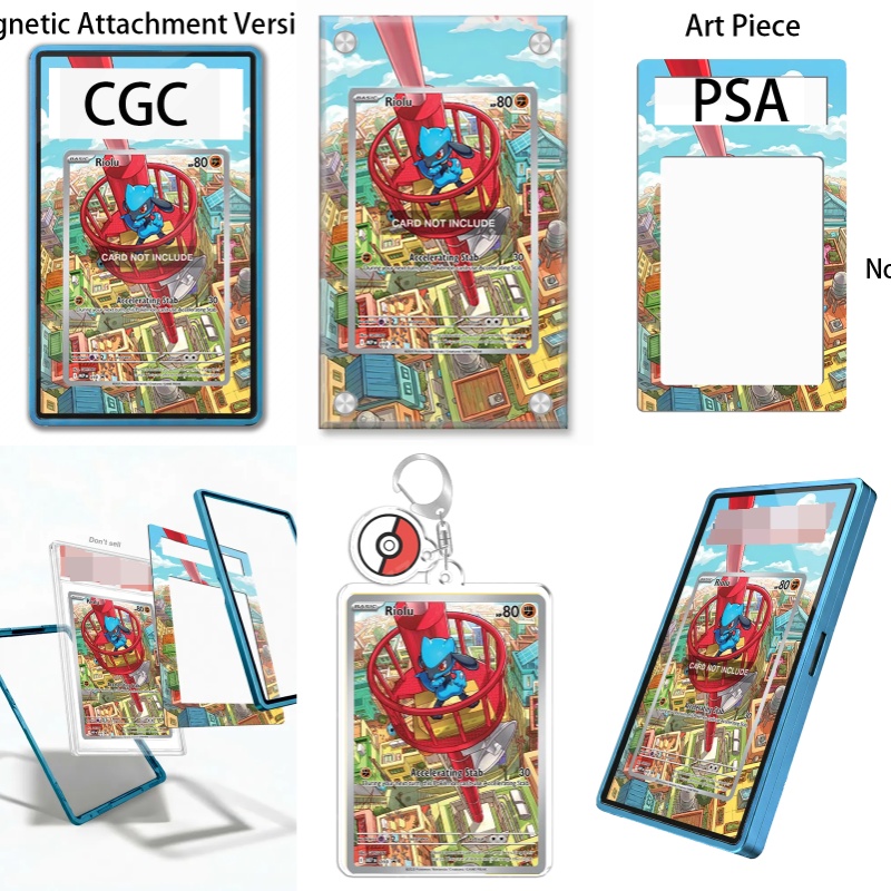 Display Case Acrylic - ของสะสมงานศิลปะสำหรับโปเกมอน สการ์เล็ต & ไวโอเล็ต โปรโมชั่น ริโอลู