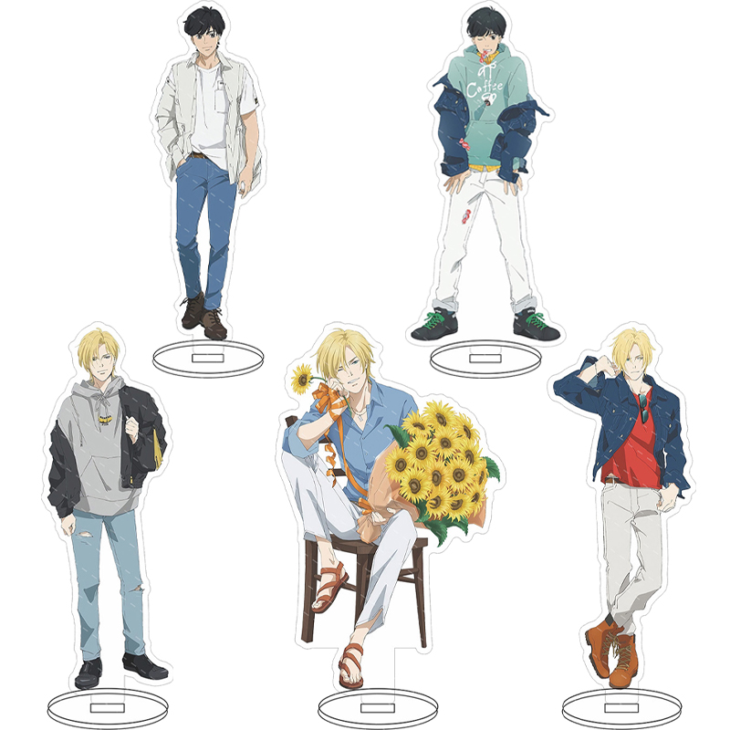 Figma Stand Set - ฟิกเกอร์อะคริลิกอนิเมะขนาด 16 ซม. บานาน่าฟิช แอช ลินซ์