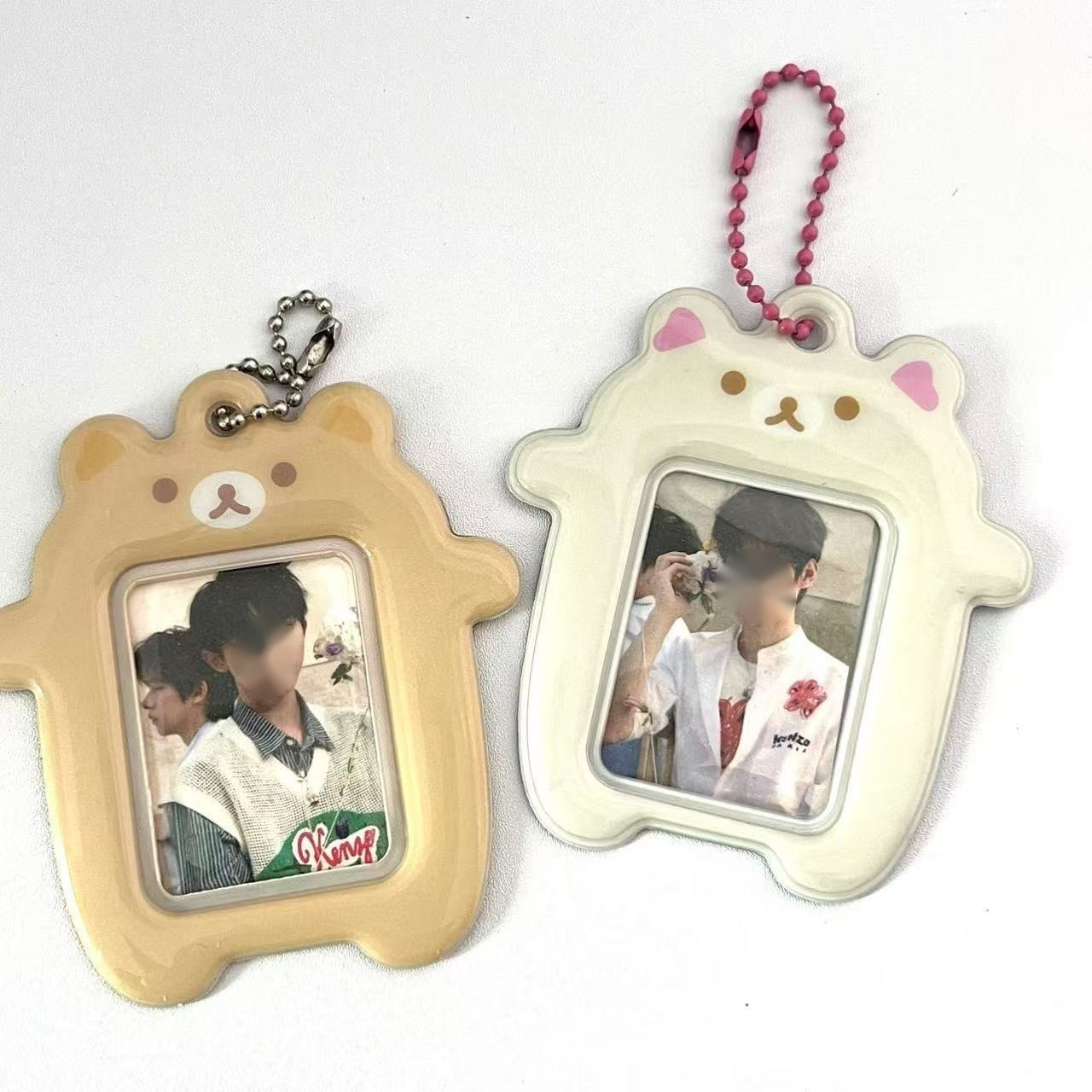 Pop Display Shelf - กรอบรูปตุ๊กตาหมี ขนาด 2 นิ้ว พร้อมสายคล้อง ป้องกันรอยขีดข่วน