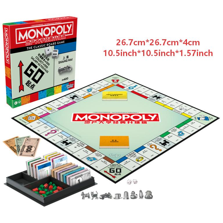 Hasbro Game Monopoly - เกมกระดานโมโนโพลีจาก Hasbro สำหรับผู้เล่น 2-6 คน/เด็กอายุ 8