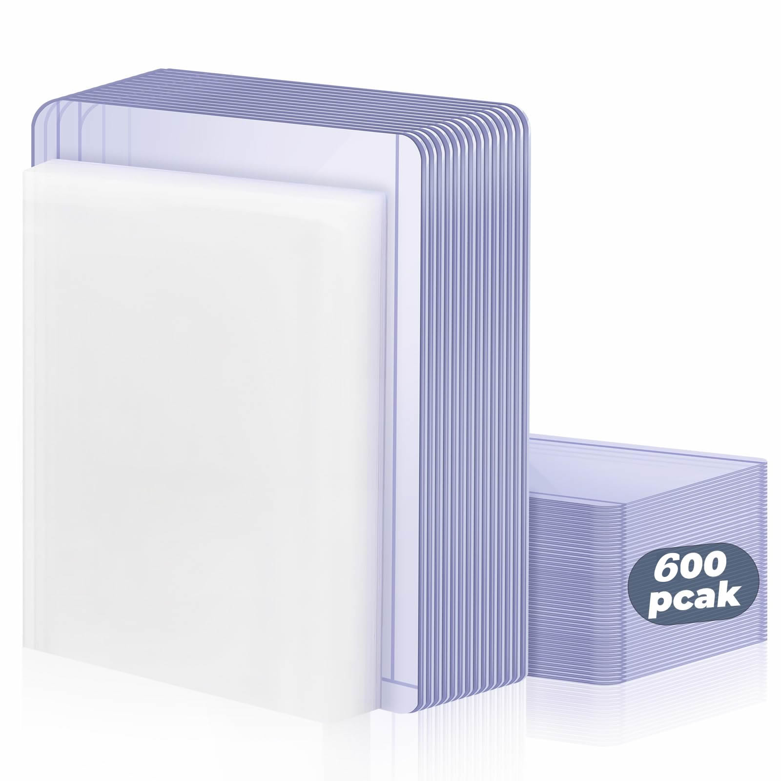 Card Penny Sleeve - ซองใส่การ์ด 100-600 ชิ้น แบบแข็งและแบบนิ่ม พร้อมฟิล์มป้องกัน สำหรับการ์ดสะสมโปเกมอนและฟุตบอล