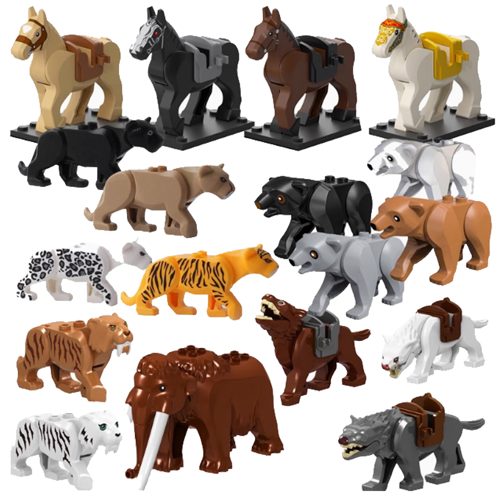 MOC City สัตว์บล็อกอาคารแพะช้า - Lego Set Creator บทวิจารณ์และราคา