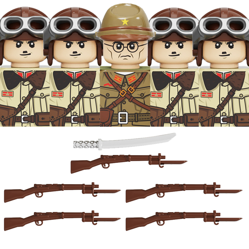 ตัวต่อทหารญี่ปุ่นในสงครามโลกคร - Lego Minifigure Holder บทวิจารณ์และราคา