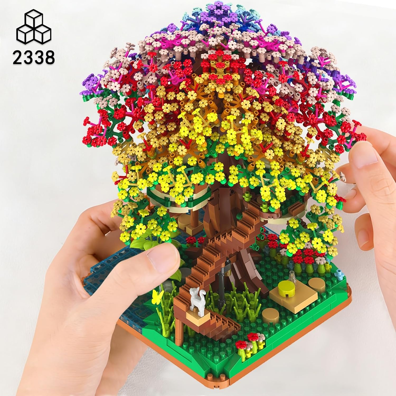 2338 ชิ้น DIY บ้านต้นไม้สายรุ้ - Lego Set Technic บทวิจารณ์และราคา