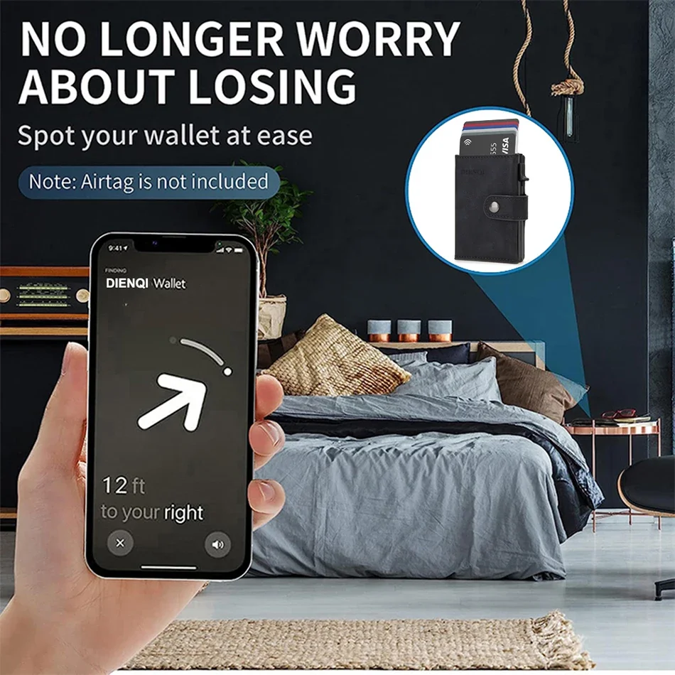 กระเป๋าสตางค์หนัง RFID สำหรับผ - Card Top Loader บทวิจารณ์และราคา