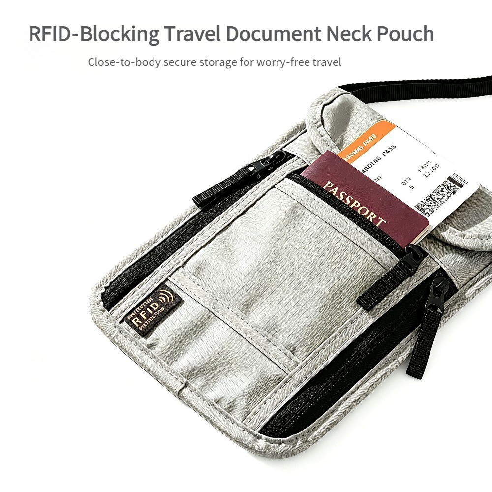 กระเป๋าใส่พาสปอร์ตแบบคล้องคอสำ - Card Top Loader บทวิจารณ์และราคา